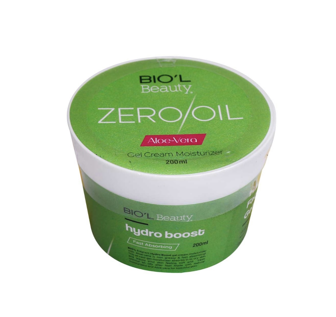 کرم ژل مرطوب کننده Zero Oil بیول حاوی عصاره آلوئه ورا