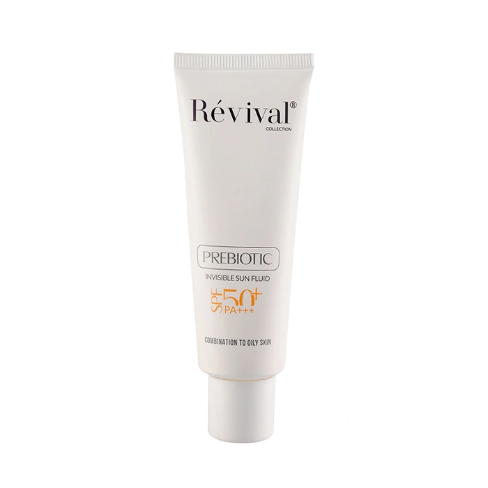 فلوئید ضد آفتاب بی رنگ رویوال با SPF50 مناسب پوست چرب حجم 50 میلی لیتر