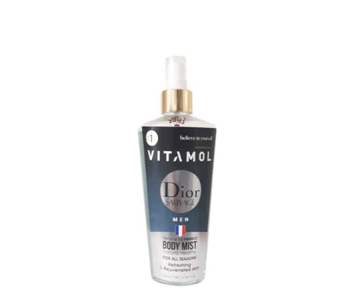بادی اسپلش مردانه ویتامول مدل Sauvage Dior حجم 150 میلی لیتر