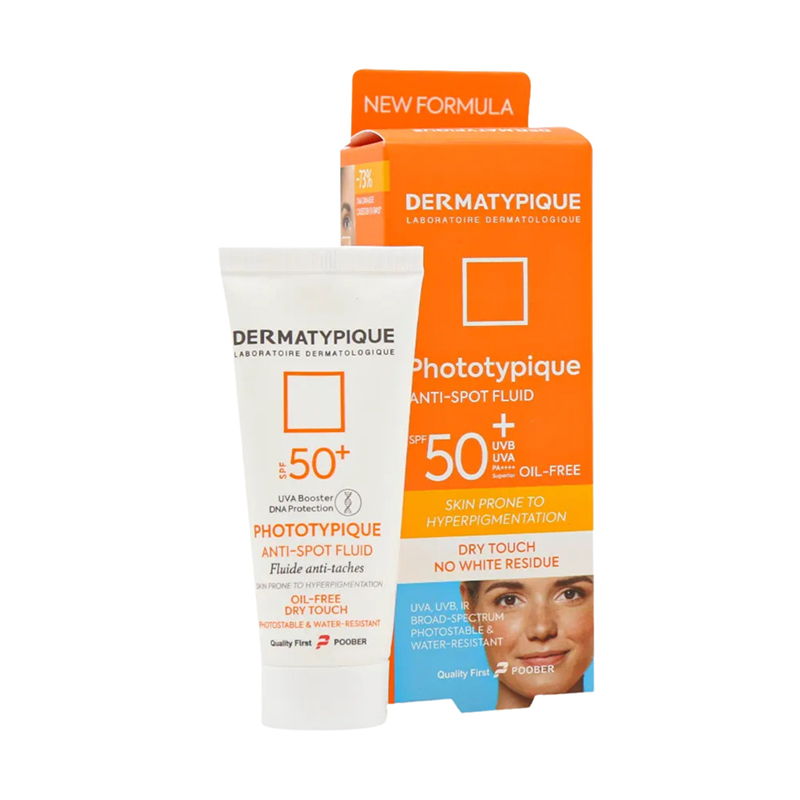 فلوئید ضد آفتاب درماتیپیک ضد لک و روشن کننده Anti Spot SPF+50 حجم 40 میلی لیتر - Image 2